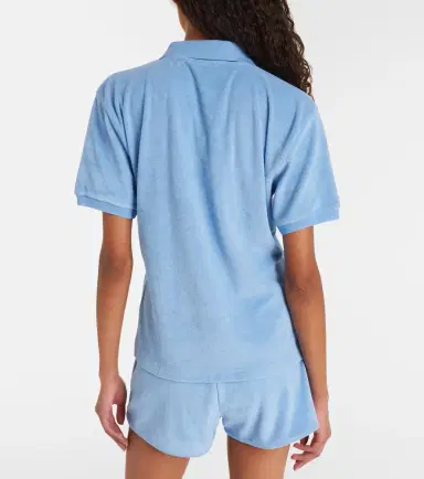 Hunza G Logo cotton terry polo shirt | Thumbnail 3 Hunza G Logo cotton terry polo shirt | Thumbnail 3