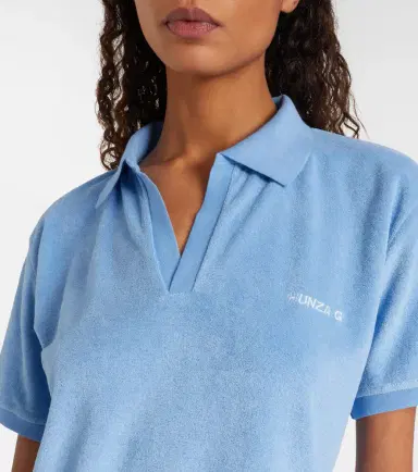 Hunza G Logo cotton terry polo shirt | Thumbnail 5 Hunza G Logo cotton terry polo shirt | Thumbnail 5