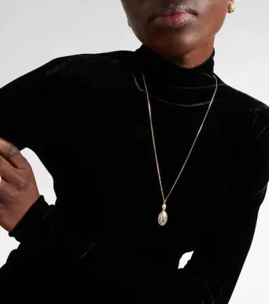 Yvonne Léon Yvonne Léon Joli Miroir 18kt and 9kt gold pendant necklace with citrines | Thumbnail 6 Yvonne Léon Yvonne Léon Joli Miroir 18kt and 9kt gold pendant necklace with citrines | Thumbnail 6
