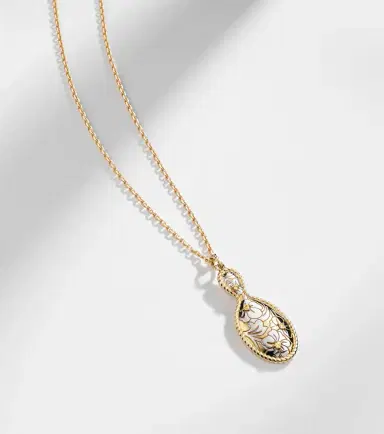 Yvonne Léon Yvonne Léon Joli Miroir 18kt and 9kt gold pendant necklace with citrines | Thumbnail 7 Yvonne Léon Yvonne Léon Joli Miroir 18kt and 9kt gold pendant necklace with citrines | Thumbnail 7
