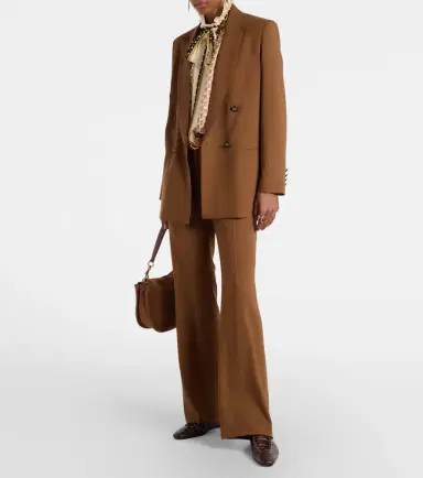 Etro Double-breasted wool-blend blazer | Thumbnail 4 Etro Double-breasted wool-blend blazer | Thumbnail 4