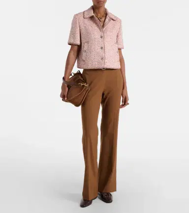 Etro Cropped tweed jacket | Thumbnail 2 Etro Cropped tweed jacket | Thumbnail 2
