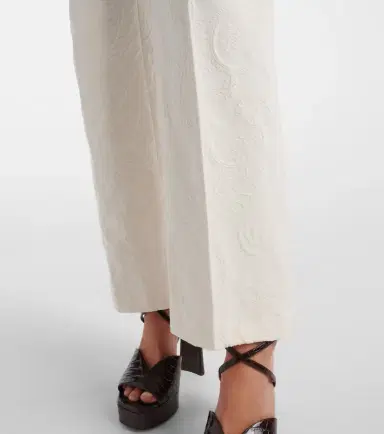 Etro Paisley jacquard cropped flared jeans | Thumbnail 2 Etro Paisley jacquard cropped flared jeans | Thumbnail 2