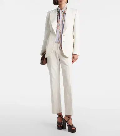 Etro Paisley jacquard cropped flared jeans | Thumbnail 3 Etro Paisley jacquard cropped flared jeans | Thumbnail 3