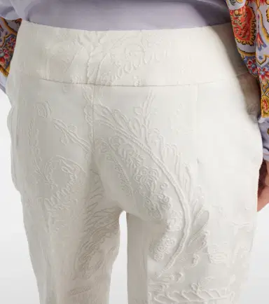 Etro Paisley jacquard cropped flared jeans | Thumbnail 4 Etro Paisley jacquard cropped flared jeans | Thumbnail 4