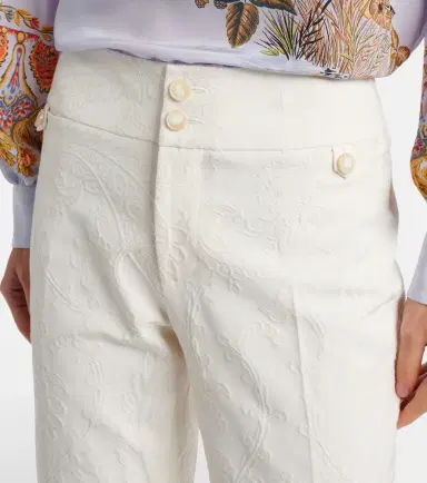 Etro Paisley jacquard cropped flared jeans | Thumbnail 5 Etro Paisley jacquard cropped flared jeans | Thumbnail 5