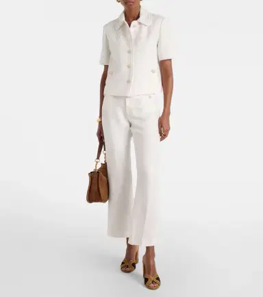 Etro Linen bootcut pants | Thumbnail 4 Etro Linen bootcut pants | Thumbnail 4