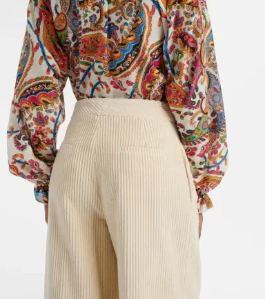 Etro Cotton corduroy wide-leg pants | Thumbnail 2 Etro Cotton corduroy wide-leg pants | Thumbnail 2