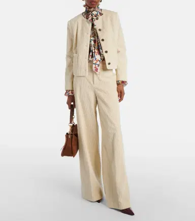 Etro Cotton corduroy wide-leg pants | Thumbnail 5 Etro Cotton corduroy wide-leg pants | Thumbnail 5