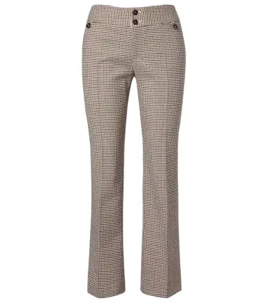 Etro Checked wool-blend cropped flared pants | Thumbnail 1 Etro Checked wool-blend cropped flared pants | Thumbnail 1