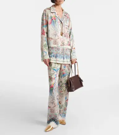 Etro Floral wide-leg pants | Thumbnail 2 Etro Floral wide-leg pants | Thumbnail 2