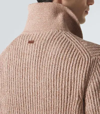 Tod's Cotton mouliné zip-up cardigan | Thumbnail 7 Tod's Cotton mouliné zip-up cardigan | Thumbnail 7