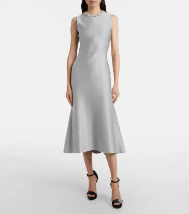 McQueen Embellished lamé cocktail dress | Thumbnail 2 McQueen Embellished lamé cocktail dress | Thumbnail 2