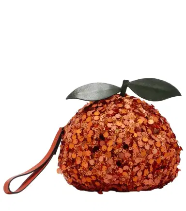 ALÉMAIS Alémais Orange Mini sequined crossbody bag | Thumbnail 1 ALÉMAIS Alémais Orange Mini sequined crossbody bag | Thumbnail 1