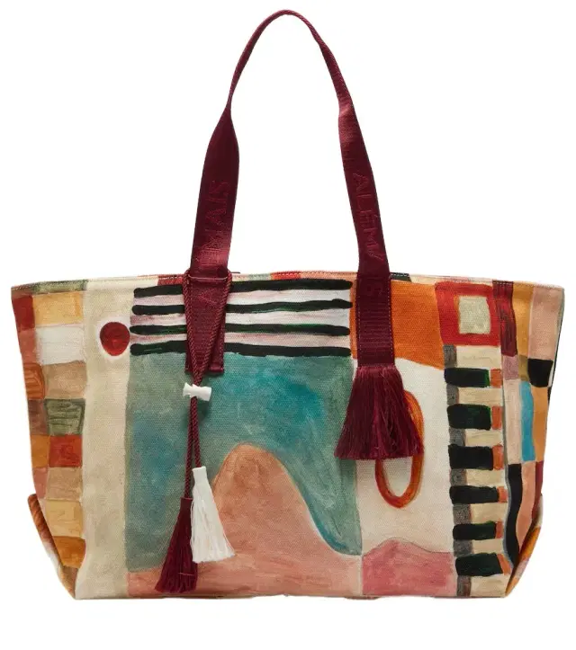 Alémais x LRNCE Michelle Large printed canvas tote bag Alémais x LRNCE Michelle Large printed canvas tote bag