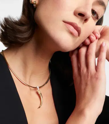 FoundRae 18kt gold necklace with diamonds | Thumbnail 2 FoundRae 18kt gold necklace with diamonds | Thumbnail 2