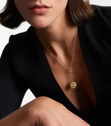 FoundRae Karma 18kt gold pendant necklace with diamonds | Thumbnail 3 FoundRae Karma 18kt gold pendant necklace with diamonds | Thumbnail 3