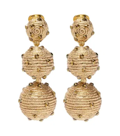 Oscar de la Renta Embellished drop earrings | Thumbnail 1 Oscar de la Renta Embellished drop earrings | Thumbnail 1