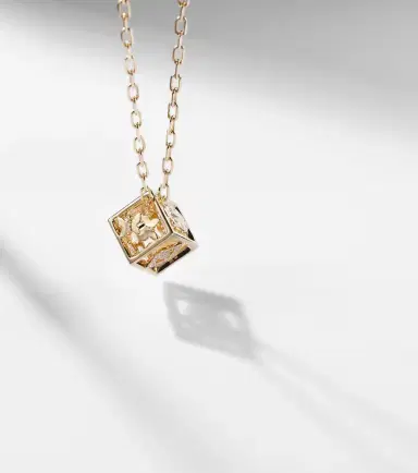 Sydney Evan 14kt gold charm necklace with diamonds | Thumbnail 4 Sydney Evan 14kt gold charm necklace with diamonds | Thumbnail 4