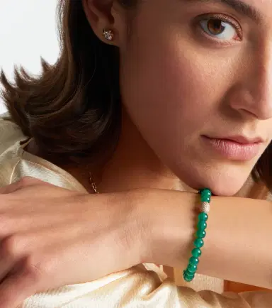 Sydney Evan 14kt gold bracelet with onyx and diamonds | Thumbnail 3 Sydney Evan 14kt gold bracelet with onyx and diamonds | Thumbnail 3