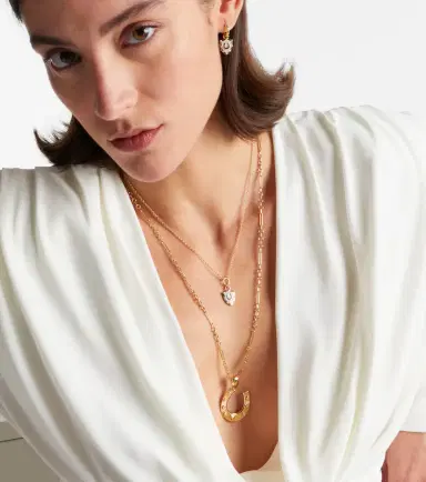FoundRae Protection 18kt gold pendant necklace with diamonds | Thumbnail 3 FoundRae Protection 18kt gold pendant necklace with diamonds | Thumbnail 3