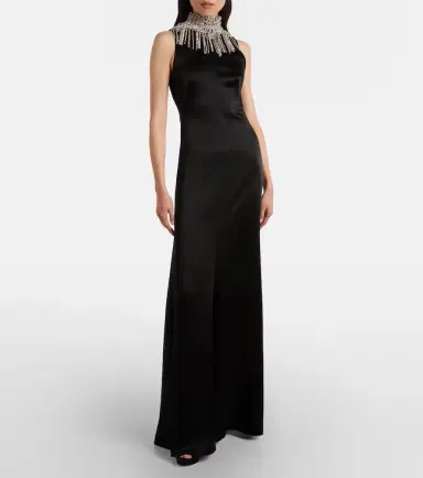 McQueen Embellished open-back gown | Thumbnail 3 McQueen Embellished open-back gown | Thumbnail 3