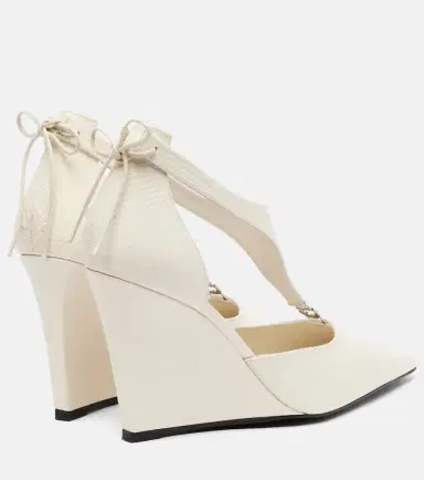Coperni Leather wedge pumps | Thumbnail 3 Coperni Leather wedge pumps | Thumbnail 3