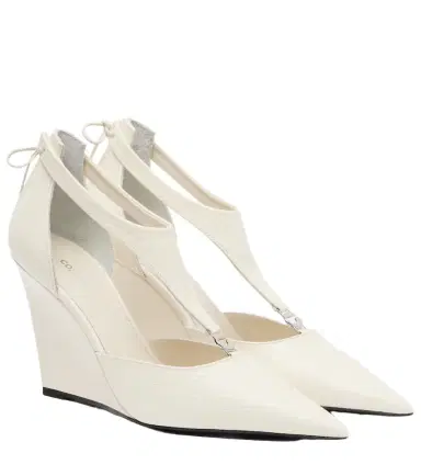 Coperni Leather wedge pumps | Thumbnail 1 Coperni Leather wedge pumps | Thumbnail 1