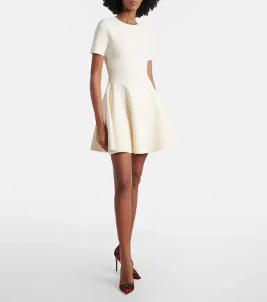 McQueen Asymmetric knitted minidress | Thumbnail 4 McQueen Asymmetric knitted minidress | Thumbnail 4