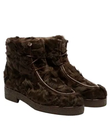Aquazzura Frostie shearling ankle boots | Thumbnail 1 Aquazzura Frostie shearling ankle boots | Thumbnail 1