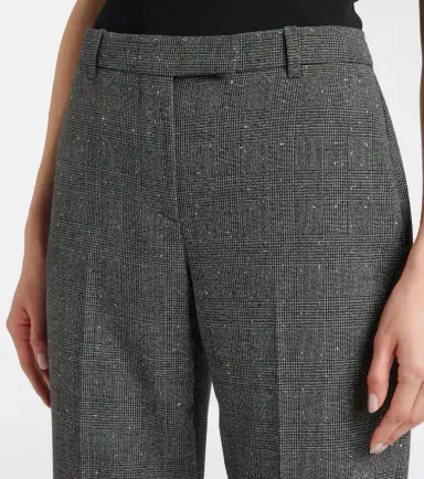 McQueen Prince of Wales check wool straight pants | Thumbnail 5 McQueen Prince of Wales check wool straight pants | Thumbnail 5