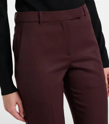 McQueen Wool grain de poudre straight pants | Thumbnail 5 McQueen Wool grain de poudre straight pants | Thumbnail 5