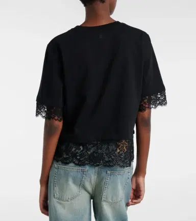 Alexander McQueen Cotton lace T-shirt | Thumbnail 6 Alexander McQueen Cotton lace T-shirt | Thumbnail 6