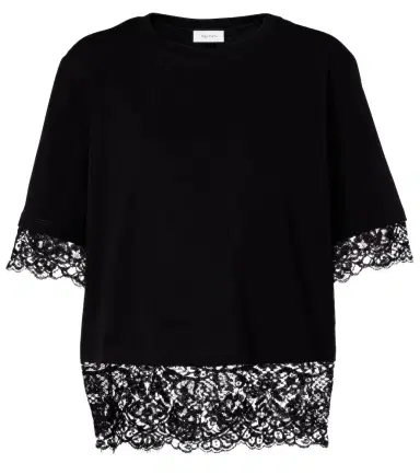 Alexander McQueen Cotton lace T-shirt | Thumbnail 1 Alexander McQueen Cotton lace T-shirt | Thumbnail 1