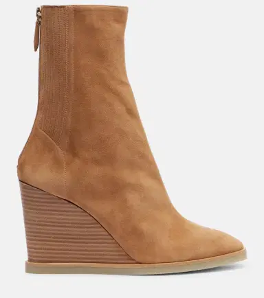 Aquazzura Saint Honoré 85 suede wedge ankle boots | Thumbnail 2 Aquazzura Saint Honoré 85 suede wedge ankle boots | Thumbnail 2