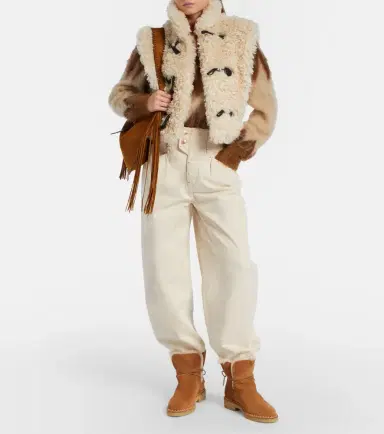 Aquazzura Megeve shearling-trimmed suede ankle boots | Thumbnail 5 Aquazzura Megeve shearling-trimmed suede ankle boots | Thumbnail 5