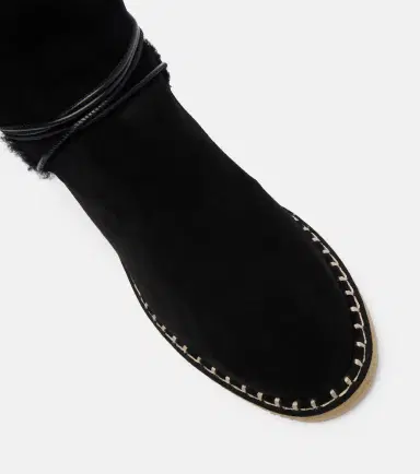 Aquazzura Megeve shearling-trimmed suede ankle boots | Thumbnail 2 Aquazzura Megeve shearling-trimmed suede ankle boots | Thumbnail 2