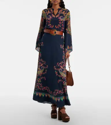 Etro Paisley printed silk maxi skirt | Thumbnail 2 Etro Paisley printed silk maxi skirt | Thumbnail 2
