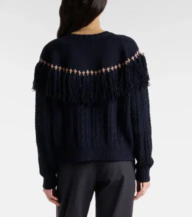The Upside Clara fringed wool and cotton sweater | Thumbnail 2 The Upside Clara fringed wool and cotton sweater | Thumbnail 2
