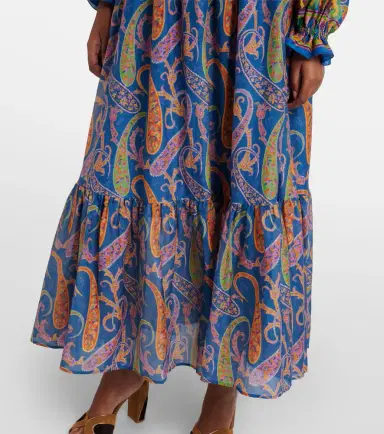 Etro Paisley cotton and silk maxi skirt | Thumbnail 6 Etro Paisley cotton and silk maxi skirt | Thumbnail 6