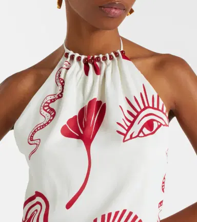 Cala de la Cruz Accasia checked embellished maxi dress | Thumbnail 5 Cala de la Cruz Accasia checked embellished maxi dress | Thumbnail 5
