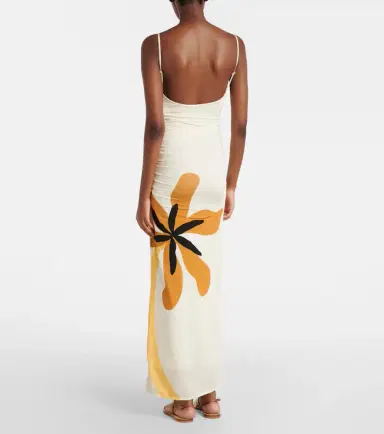 Cala de la Cruz Kim floral jersey maxi dress | Thumbnail 3 Cala de la Cruz Kim floral jersey maxi dress | Thumbnail 3