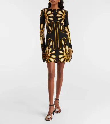 Cala de la Cruz Maisha printed jersey minidress | Thumbnail 3 Cala de la Cruz Maisha printed jersey minidress | Thumbnail 3