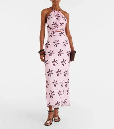 Cala de la Cruz Magda floral linen maxi skirt | Thumbnail 4 Cala de la Cruz Magda floral linen maxi skirt | Thumbnail 4