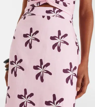 Cala de la Cruz Magda floral linen maxi skirt | Thumbnail 6 Cala de la Cruz Magda floral linen maxi skirt | Thumbnail 6