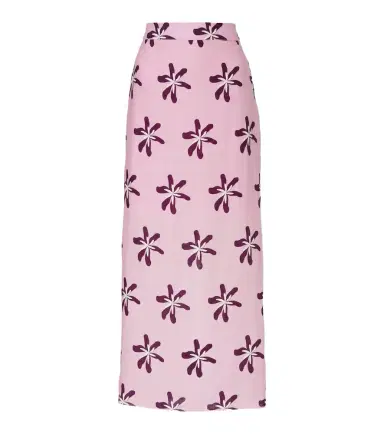 Cala de la Cruz Magda floral linen maxi skirt | Thumbnail 1 Cala de la Cruz Magda floral linen maxi skirt | Thumbnail 1