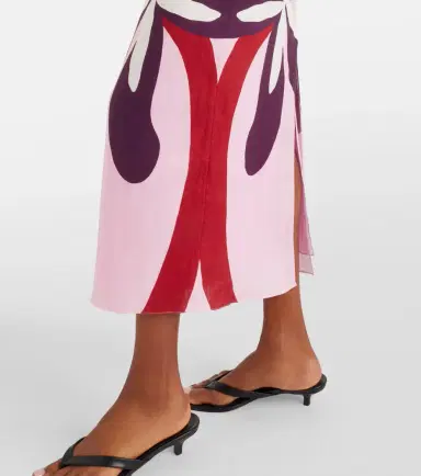 Cala de la Cruz Firenze floral linen midi dress | Thumbnail 6 Cala de la Cruz Firenze floral linen midi dress | Thumbnail 6