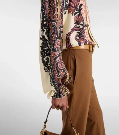 Etro Printed silk twill blouse | Thumbnail 4 Etro Printed silk twill blouse | Thumbnail 4