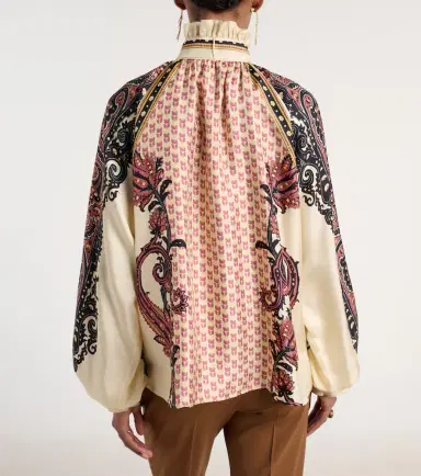 Etro Printed silk twill blouse | Thumbnail 6 Etro Printed silk twill blouse | Thumbnail 6
