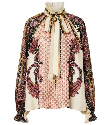 Etro Printed silk twill blouse | Thumbnail 1 Etro Printed silk twill blouse | Thumbnail 1